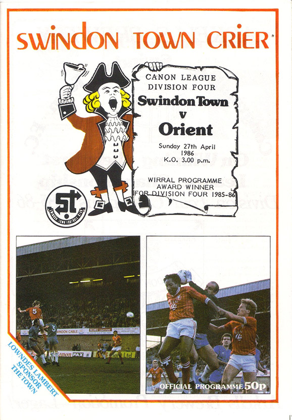 <b>Sunday, April 27, 1986</b><br />vs. Orient (Home)